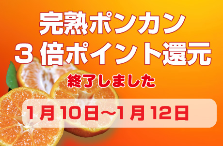 ３倍ポイント還元キャンペーン